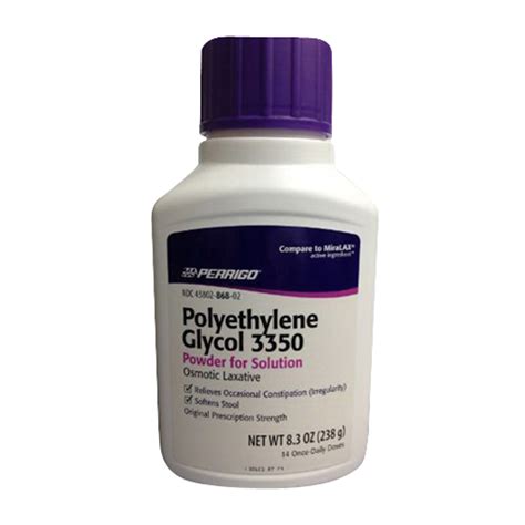 polyethylene glycol 3350 brand names